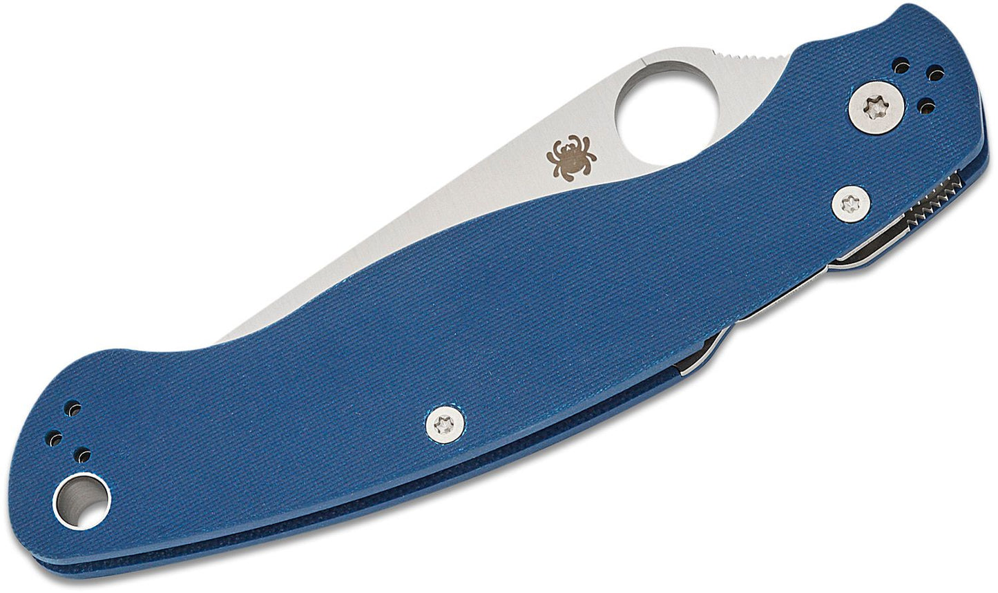 Spyderco Military 2 Blue CPM-SPY27 Knife | Premium Blade