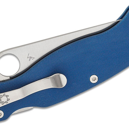 Spyderco Knives Military 2 Blue CPM-SPY27 Folding Knife by Spyderco