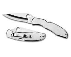 ENDURA 4--STAINLESS STEEL/PLAIN EDGE by Spyderco