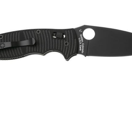 Spyderco Manix 2 XL Salt Black DLC CPM MagnaCut by Spyderco