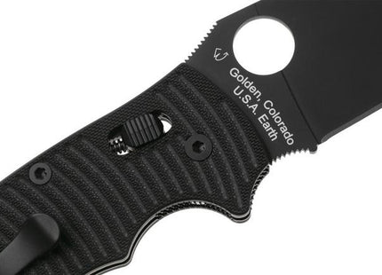 Spyderco Manix 2 XL Salt Black DLC CPM MagnaCut