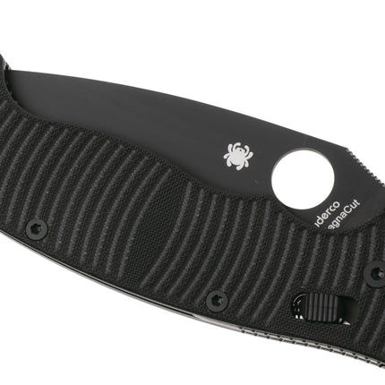 Spyderco Manix 2 XL Salt Black DLC CPM MagnaCut by Spyderco