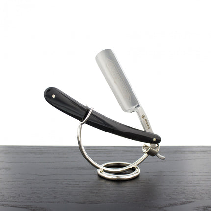 Dovo 6/8" Best Quality Straight Razor, Black Handle by Dovo