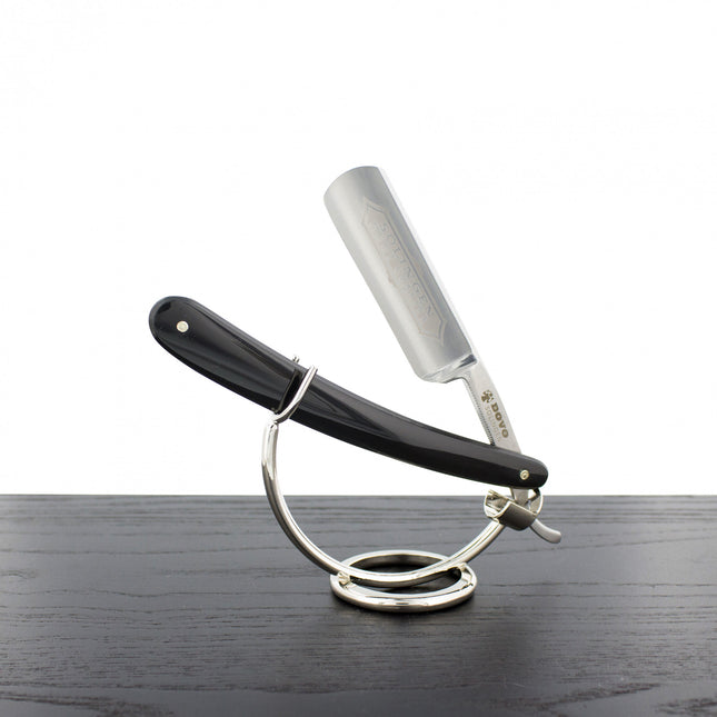 Dovo 6/8" Best Quality Straight Razor, Black Handle by Dovo