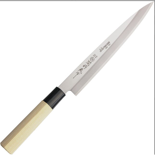 Due Cigni Sashimi Knife Maple Wood Handle - DCIHH04 by Due Cigni