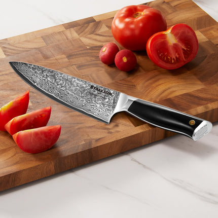 Vosteed Stallion Damascus Chef's Knife 8" by Vosteed