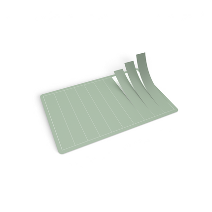 Razor Sharp AZ 30 micron diamond lapping film sheet with ten pre-cut strips for convex blade sharpening