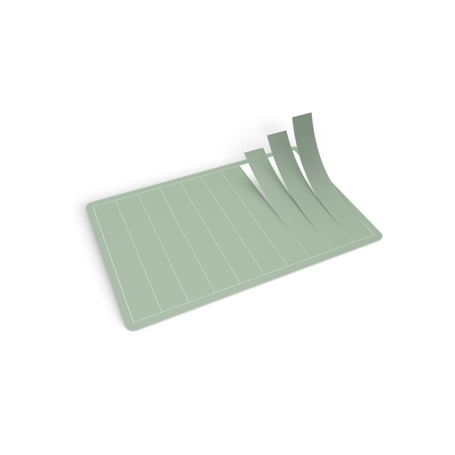 Razor Sharp AZ 30 micron diamond lapping film sheet with ten pre-cut strips for convex blade sharpening