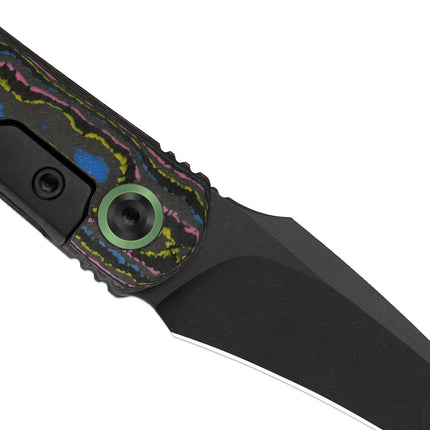 Feist 3 | CPM S90V + Matte DLC Ultra | Hawkbill | Titanium (Matte DLC Ultra) & CamoCarbon Ultimate Warrior | KizerX™ 3499.3A3 by Kizer