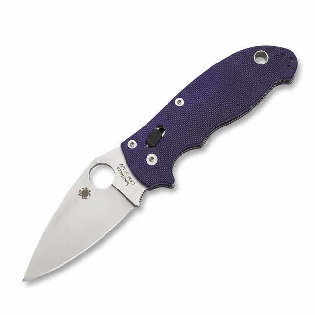 Spyderco Manix 2 Folding Knife – CPM S110V Steel, Dark Blue G-10