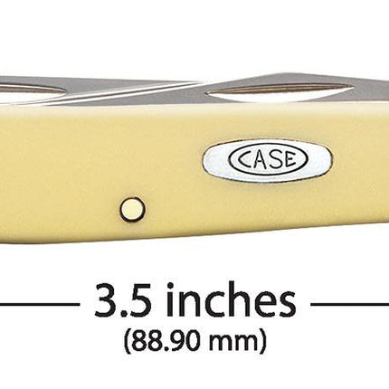 Case® | Yellow Synthetic Carbon Steel Mini Trapper Knife by caseknives