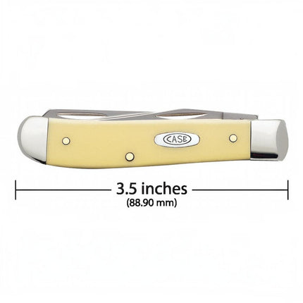 Case® | Yellow Synthetic Carbon Steel Mini Trapper Knife by caseknives