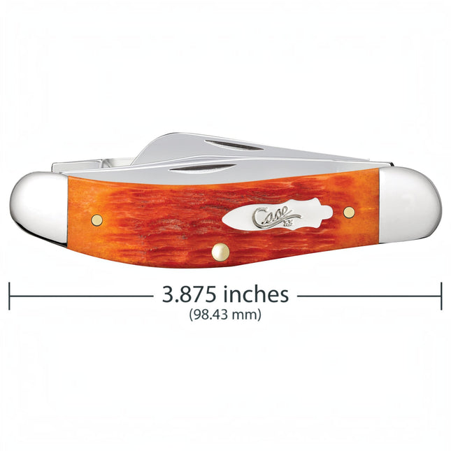 Case® Crandall Jigged Tequila Sunrise Bone Sowbelly Pocket Knife