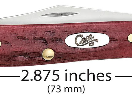 Case 781 Peanut Folding Pocket Knife with Red Pocket Worn Handles "Old Red" by Case®
