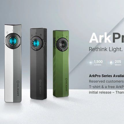 OLIGHT ArkPro 3R USB-C Pocket Flashlight, Orange by Olight