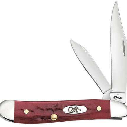 Case 781 Peanut Folding Pocket Knife with Red Pocket Worn Handles "Old Red" by Case®