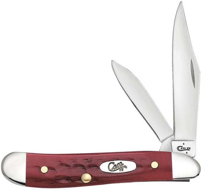 Case 781 Peanut Folding Pocket Knife with Red Pocket Worn Handles "Old Red" by Case®