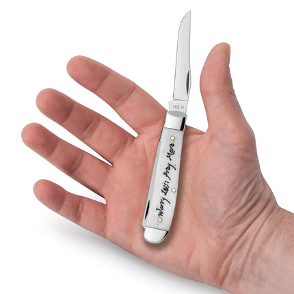 Case® Philippians 4:6 Natural Bone Mini Trapper