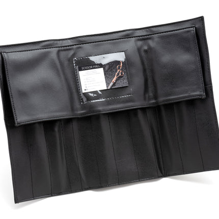 Black 10-shear case, open with flap down