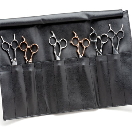 Black 10-shear case, fully open