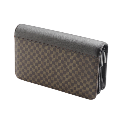 Brown Checkered Shear Case by Scissormall