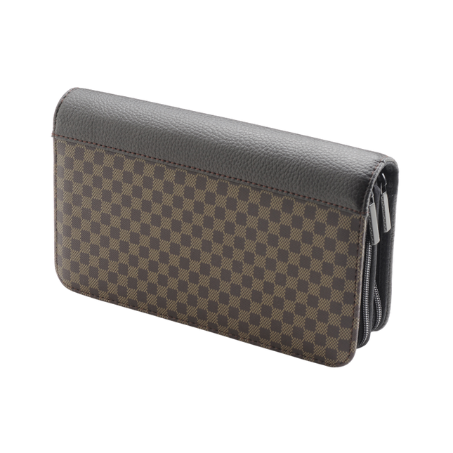 Brown Checkered Shear Case by Scissormall