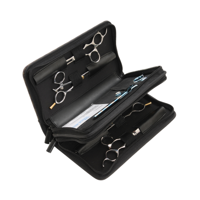 Brown Checkered Shear Case by Scissormall