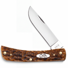 Case® Peach Seed Jigged Amber Bone Sod Buster® Jr
