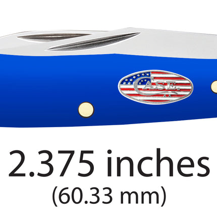 Case CA16400 - Royal Blue Synthetic Smooth Tiny Trapper