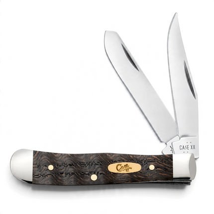 Case® Smooth Black Curly Oak Wood Tiny Trapper