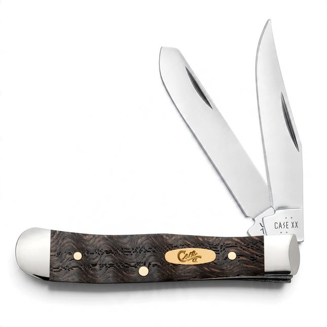 Case® Smooth Black Curly Oak Wood Tiny Trapper