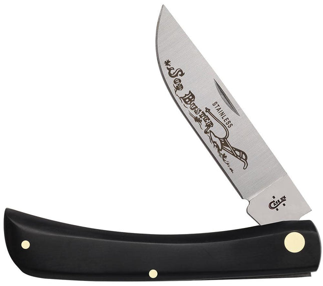 Case Sodbuster Folding Pocket Knife - Full Length Skinner Blade With Curved Ergonomic Handle by Case®
