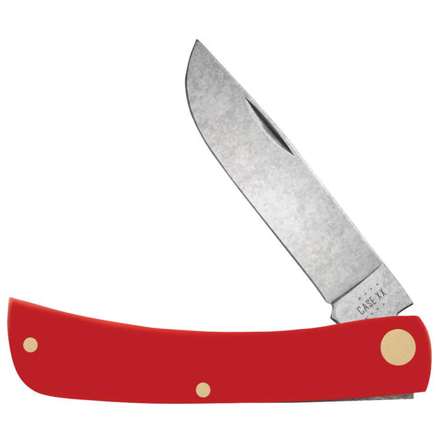 Case® | American Workman Smooth Red Synthetic CS Sod Buster® Jr Knife by caseknives
