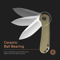 CIVIVI Elementum Micarta Pocket Knife
