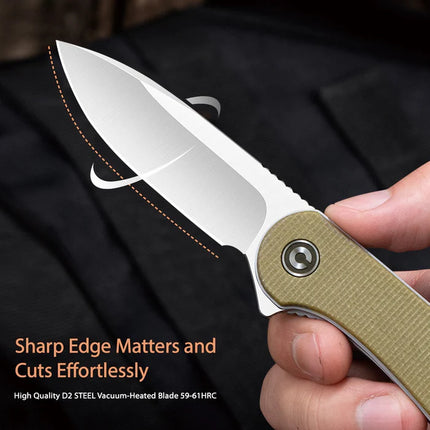CIVIVI Elementum Micarta Pocket Knife by Civivi