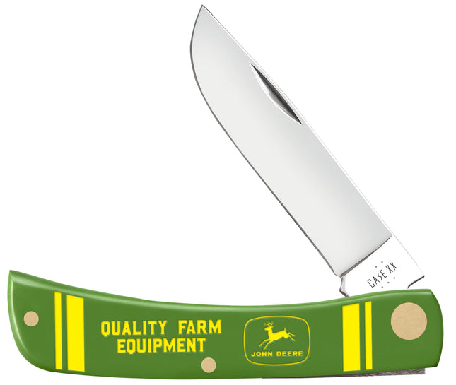 Case® John Deere Sod Buster® Jr Pocket Knife – Tru-Sharp Steel, White Synthetic Handle – CA15800 (Copy) by Case®