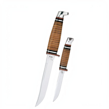 Case® | Leather Hunter TwoKnife Hunting Set w/ Leather Sheath by Case