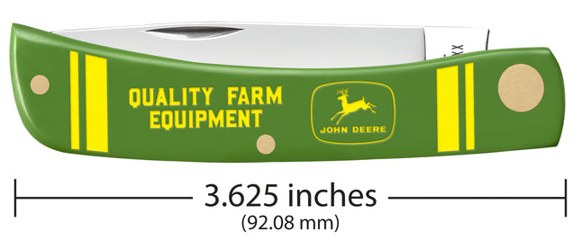 Case® John Deere Sod Buster® Jr Pocket Knife – Tru-Sharp Steel, White Synthetic Handle – CA15800 (Copy) by Case®