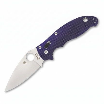 Spyderco Manix 2 Folding Knife – CPM S110V Steel, Dark Blue G-10