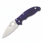 Spyderco Manix 2 Folding Knife – CPM S110V Steel, Dark Blue G-10