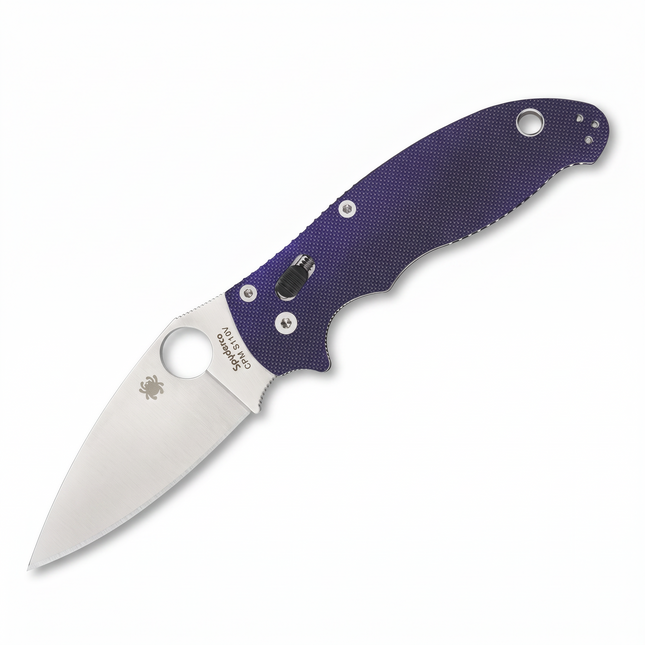 Spyderco Manix 2 Folding Knife – CPM S110V Steel, Dark Blue G-10