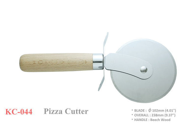 KC-044 420J2 Stainless Steel 102mm Pizza Cutter Knife - Kanetsune USA