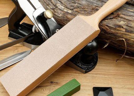 Sharpal Double-Sided Leather Strop Kit with Polishing Compound & Angle Guide by Sharpal