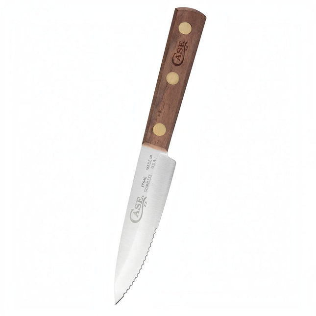 Case Household Cutlery 8-Inch Steak Knife Set with Solid Walnut Handle
