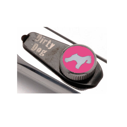 Pink Scottie dog tension dial