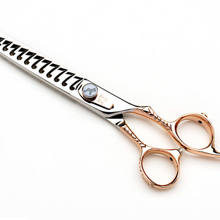 Dirty Dog rose gold 13-tooth serrated chunker grooming