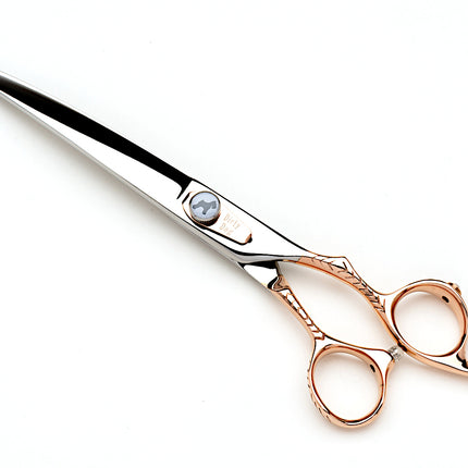 Dirty Dog rose gold 7.5-inch curve grooming shear