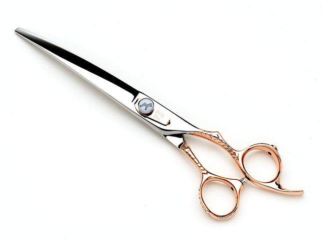 Dirty Dog rose gold 7.5-inch curve grooming shear