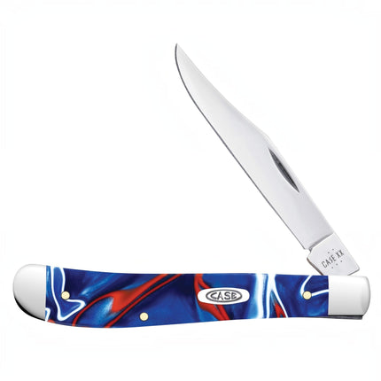 Case Smooth Patriotic Kirinite Slimline Trapper Pocket Knife