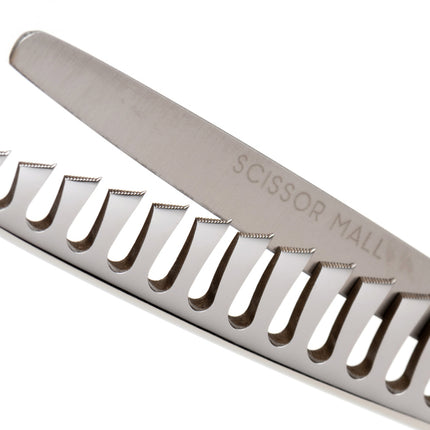 Dynasty Dahlia Renegade rose gold 13-tooth serrated chunker, open